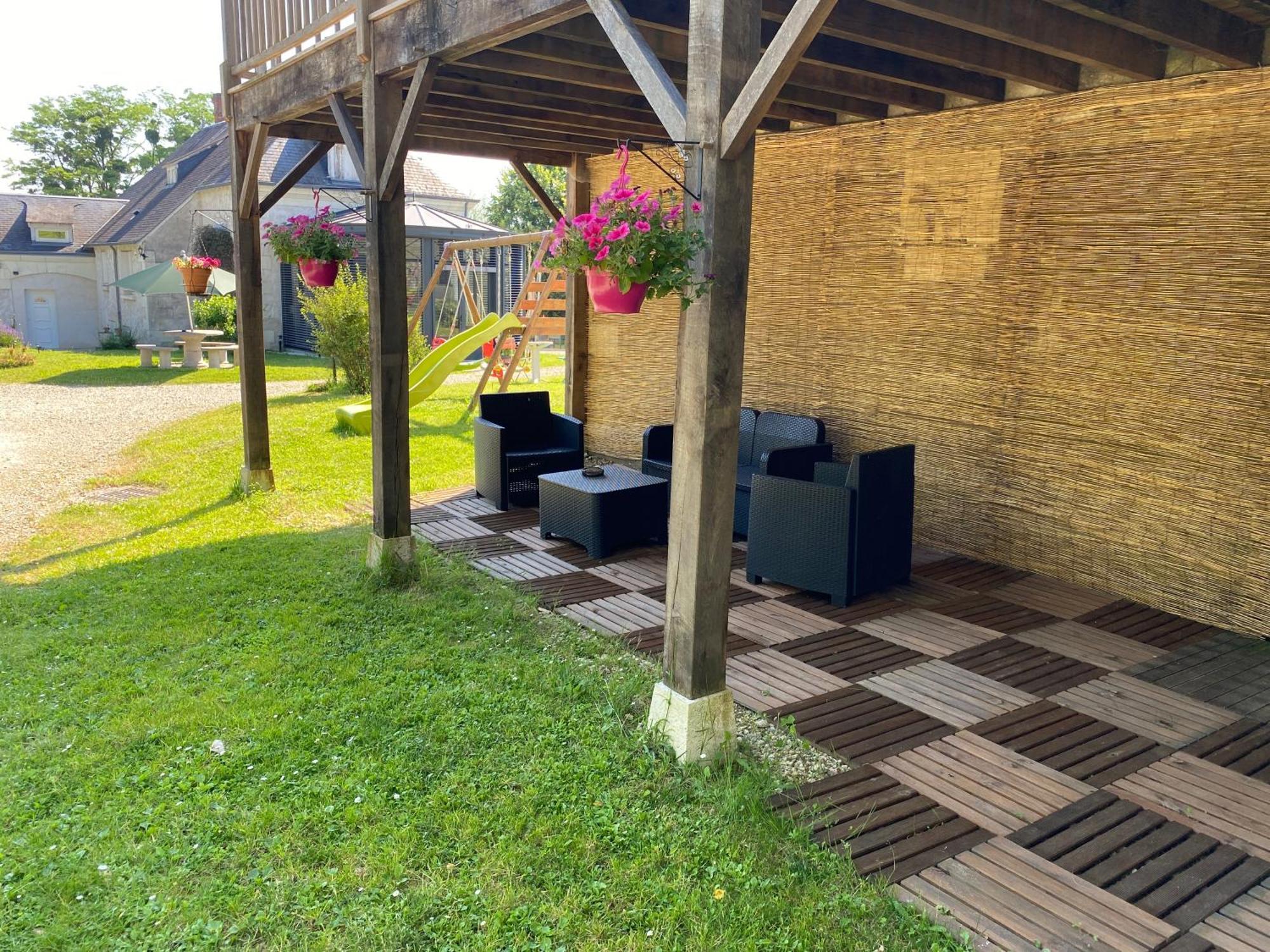 Les Mariniers Chambres D'Hotes -Guest House - Bain Nordique En Option Mareuil-sur-Cher Exterior foto